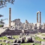 Historic travel spots with ancient ruins